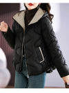 2023 cotton-padded women short version of loose