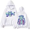 Hot Anime Arcane Jinx Graffiti Hoodie Harajuku Hip Hop Pullover