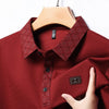 2024 Spring Men's Long Sleeved POLO Shirt Middle Youth