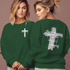 Women Christian Sweatshirt Power in Jesus Pullover