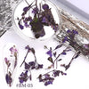 Delicate 3D Dried Flower Nail Art Exquisite Beauty Charms