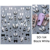 3d Bronzing Laser Cross Stars Y2k Nail Sticker Adhesive Manicure