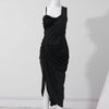Dresses 2024 Sexy Sequin Slit Maxi One Shoulder Evening Dress