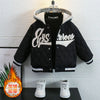Boys Coat Outwear Sweet Thicken Velvet Winter