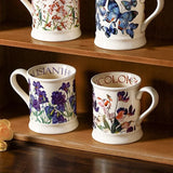 Vintage Mug Valentine's Day Ceramic Mugs For Girls Niche Design Gift High-Value