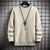 Elevate Your Style: Men's Autumn Wool Sweater - Fashionable and Slim Fit