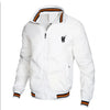 Summer Men’s Polo Jacket Zipper Long Sleeve