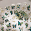 Metallic Bronzing Butterfly Nail Art Decals For Diy Manicures