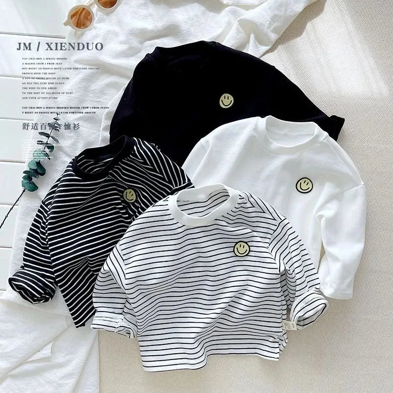 Babies Striped T-shirt 1-6Years Boys Girls Spring Fashion