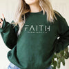 Trendy Faith Sweatshirt Bible Verse Hoodie for Women