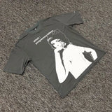 Japanese Printed T Shirt Casual Y2k Short Sleeve Tshirt Top Vintage