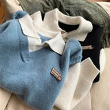 Latest Men's Winter Knitted Sweaters with Polo Collar - Look Stylish in Winter