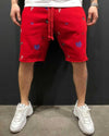 Relaxed Fit Men's Fitness Joggers Shorts Summer Style