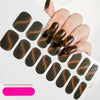UV Semi-Cured Gel Nail Wraps Stickers Strips French Long Lasting