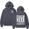 Faith Over Fear Christian Hoodie Bible Verse