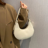 Leather Hobo Shoulder Bag Small Clutch Handbag Purse Bag Travel Totes