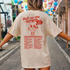Back Print Christian Women Oversized Faith Graphic Tee