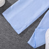 Perfect for a Day Out Sky Blue Striped Set