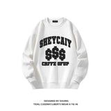 American Style Trendy Hip-Hop Retro Personality Letter Print Hoodie