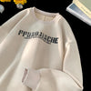 Oversized Pullover Hip Hop Streetwear Letter Print Sweatshirt