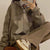 Hoody cardigan jacket harajuku Star print oversized Hoodiesstreetwear