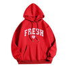 Printed Letter Crew Neck Sweatshirt Fresh Love Hooded Pullover