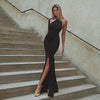 Asymmetrical Dress One Shoulder Pencil Manhattan One Shoulder Midi Dress