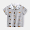 Polo Shirt Short Sleeve Kids Polos Tshirt Toddler Boy Girl Clothes
