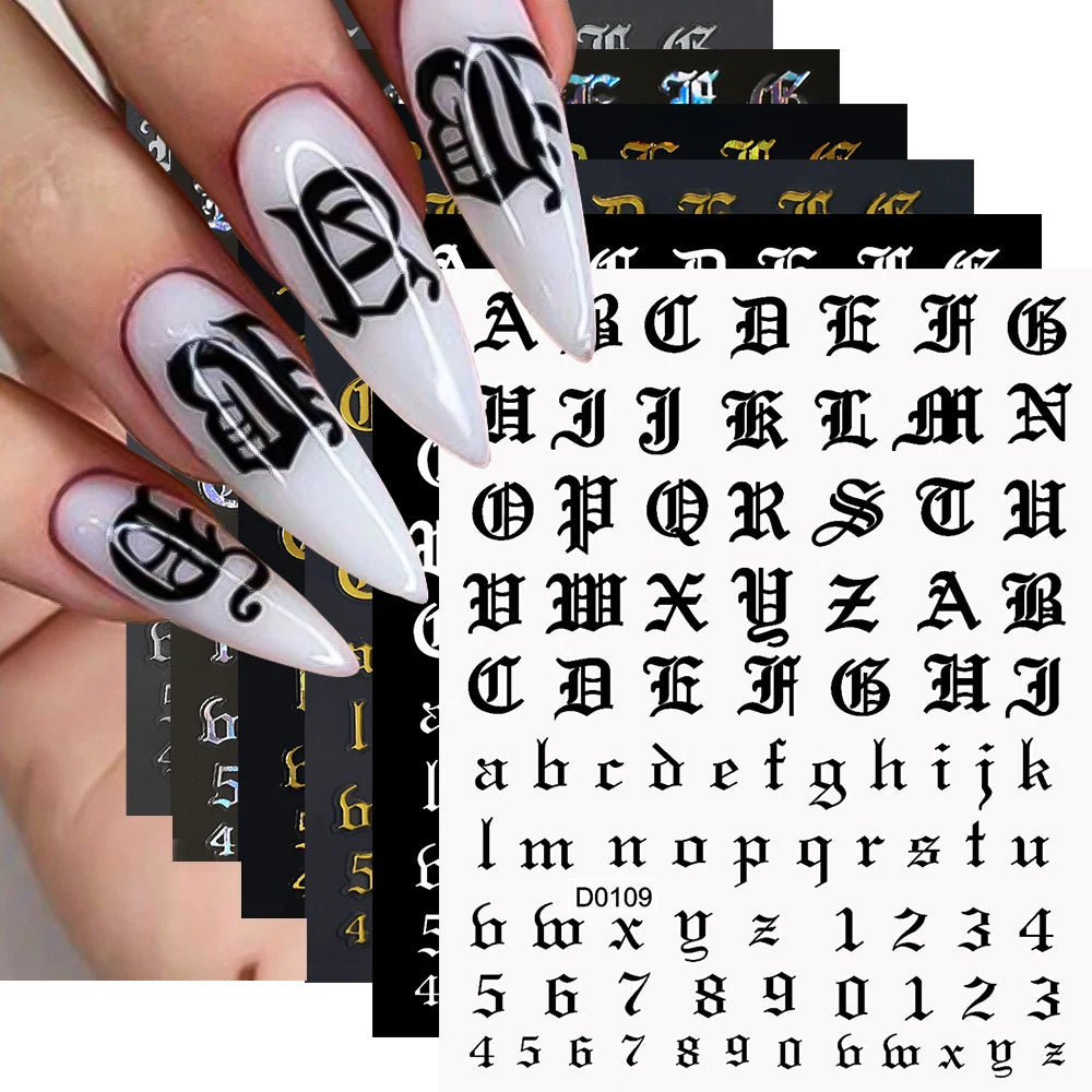 Self-Adhesive 3D Nail Art Decals