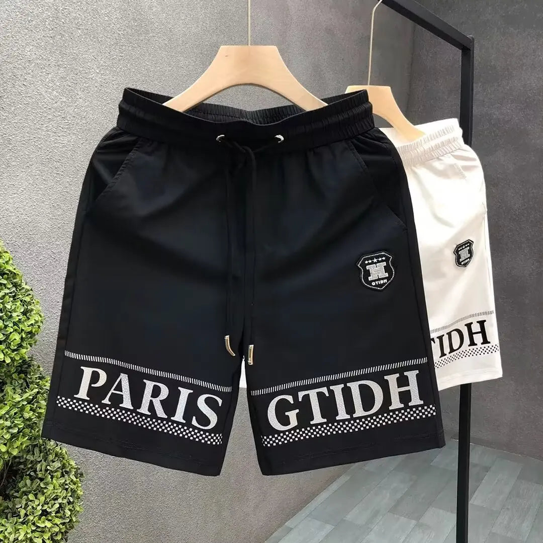 Summer Fashion White Sports Short Pants Street Men's Streetwear 2024