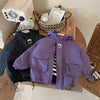 Kids Windproof Cotton Jacket Warm Spring Coat for Boys And Girls