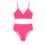 2023 Beach Babe Must-Have: Sexy Red Twist Tank High-Waist Bikini Set