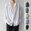 Elevate Your Wardrobe: Men's Spring-Summer Loose Casual Long-Sleeve Shirt