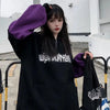 Y2K Hoodies Harajuku Letter Print Sweatshirt Hip Hop Punk