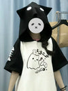 Y2k Harajuku Kawaii T Shirts Frauen Süße Weiche Mädchen Katze Ohr 2024