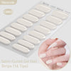 Gradient Auroras Semi Cured Gel Nail Strips Sparkly Shinning DIY Gel Polish
