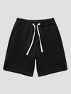 Summer Men's Sweat Shorts Knee-Length Straight Loose Short Pants Streetwear
