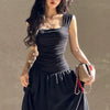 Elegant Black Long Dress