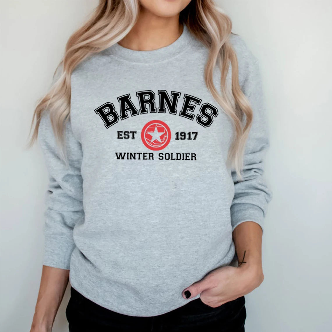 Barnes 1917 Sweatshirt Bucky Barnes Winter Soldier Avengers
