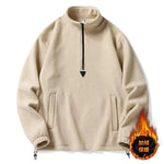 Collar Hoodie Top 2023 Spring Solid Color Zippered Jacket Warmth Pillover Haikyuu Streetwear