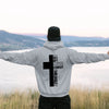 Jesus Cross Christian Back Print Hoodie