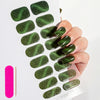 UV Semi-Cured Gel Nail Wraps Stickers Strips French Long Lasting