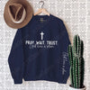 Uplifting Christian Quote Oversized Sweatshirt Women