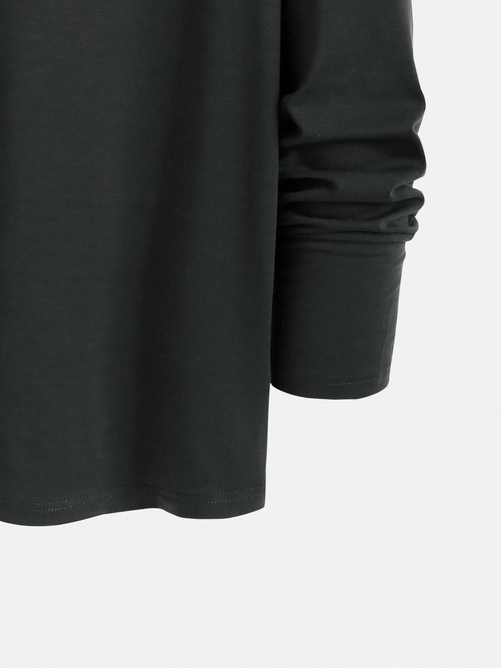 Trendy T-shirt Men's Long Sleeved Printed Round Neck