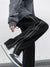 Streetwear Side Split Zipper Loose Casual Straight Pants Men Outdoor Y2K - Black Color Parachute, New 2023 Trousers
