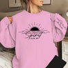 Sunrise Spirit Lead Me Graphic Print Sweatshirt