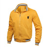 Summer Men’s Polo Jacket Zipper Long Sleeve