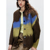 Streetwear Patchwork Knitted Cardigan Sweater