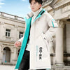 Autumn Winter Hip Hop Men's Thicken Overcoat Warm Streetwear