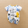 Boy Romper Summer Short sleeves Animal Print Cotton Comfortable Clothing Infant